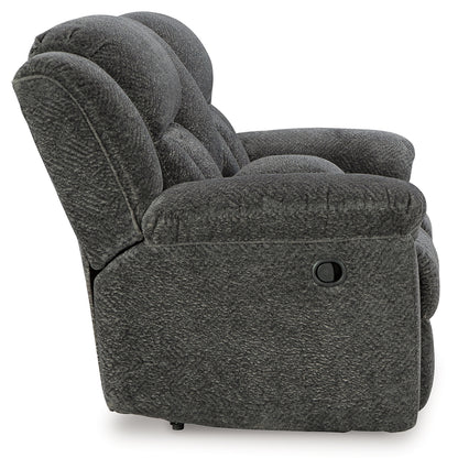 Frohn Graphite Reclining Loveseat and Recliner - 37406U1