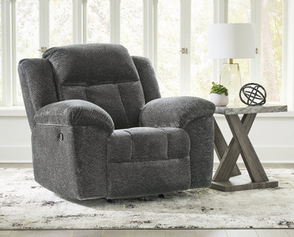 Frohn Graphite Reclining Loveseat and Recliner - 37406U1