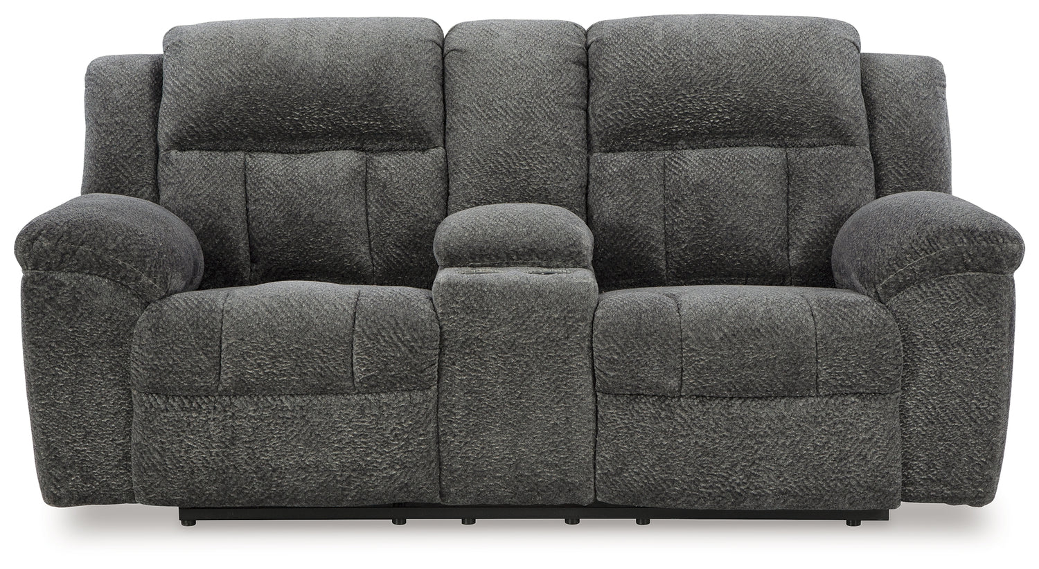 Frohn Graphite Reclining Loveseat and Recliner - 37406U1