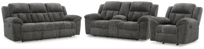 Frohn Reclining Sofa, Loveseat and Recliner - 37406U4