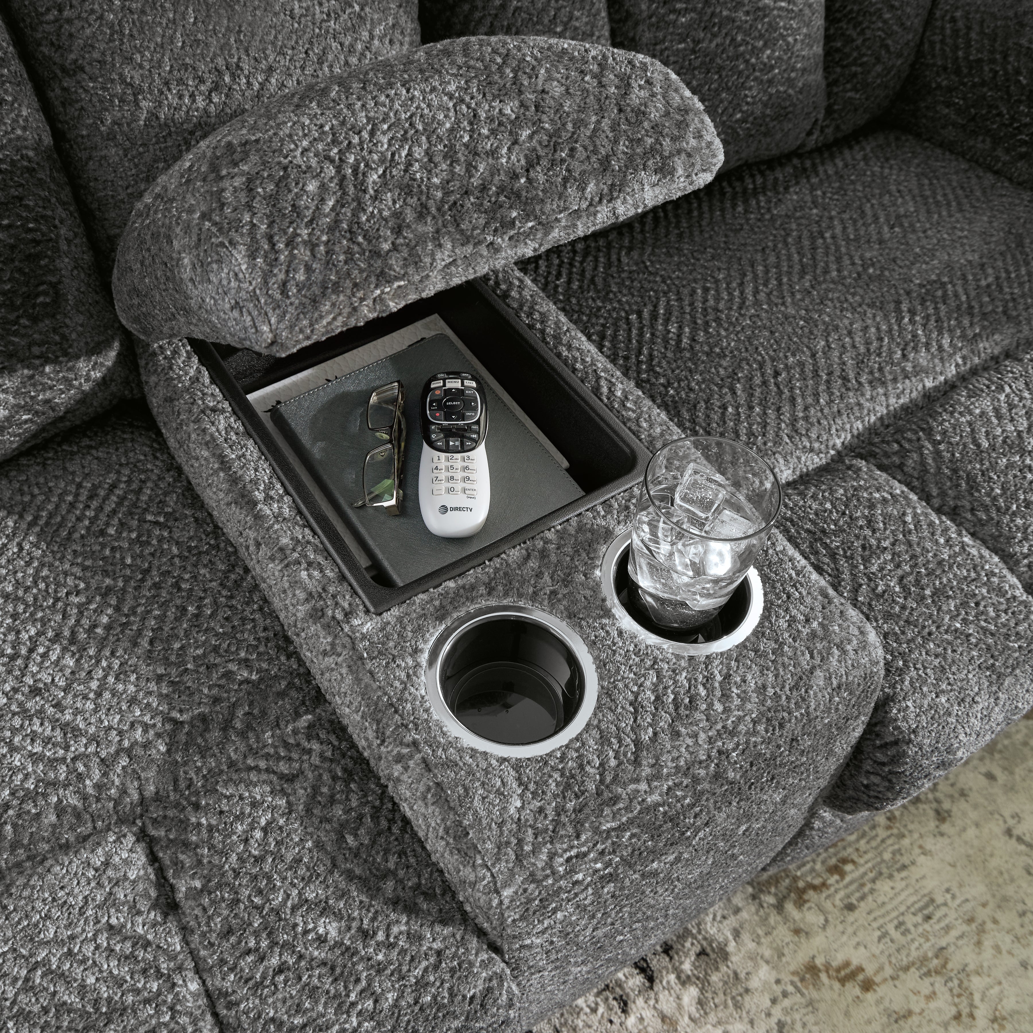 Frohn Sofa and Loveseat in Graphite from Ashley - Luna Furniture