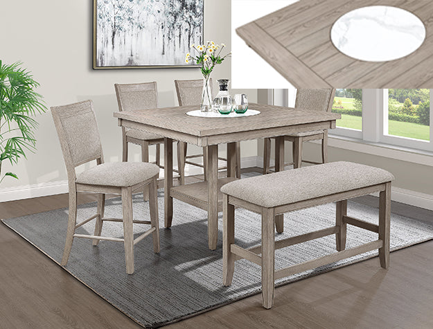 Fulton Counter Ht Bench White Oak - 2727MB-BENCH