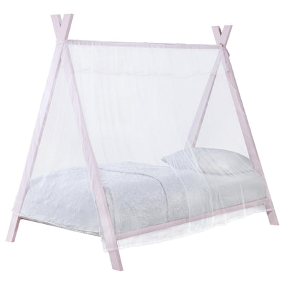 Fultonville Metal Twin Tent Bed with 7-inch Mattress Pink - 302133-SM