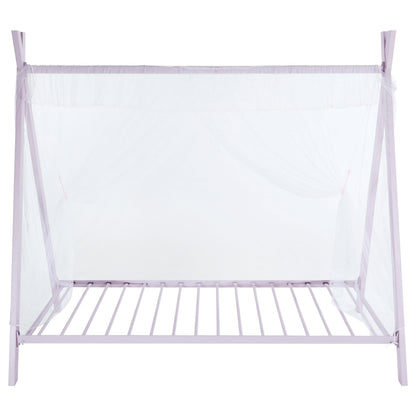 Fultonville Metal Twin Tent Bed with 7-inch Mattress Pink - 302133-SM