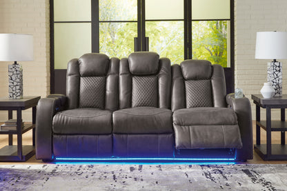 Fyne-Dyme Power Reclining Sofa and Power Recliner - 36602U3