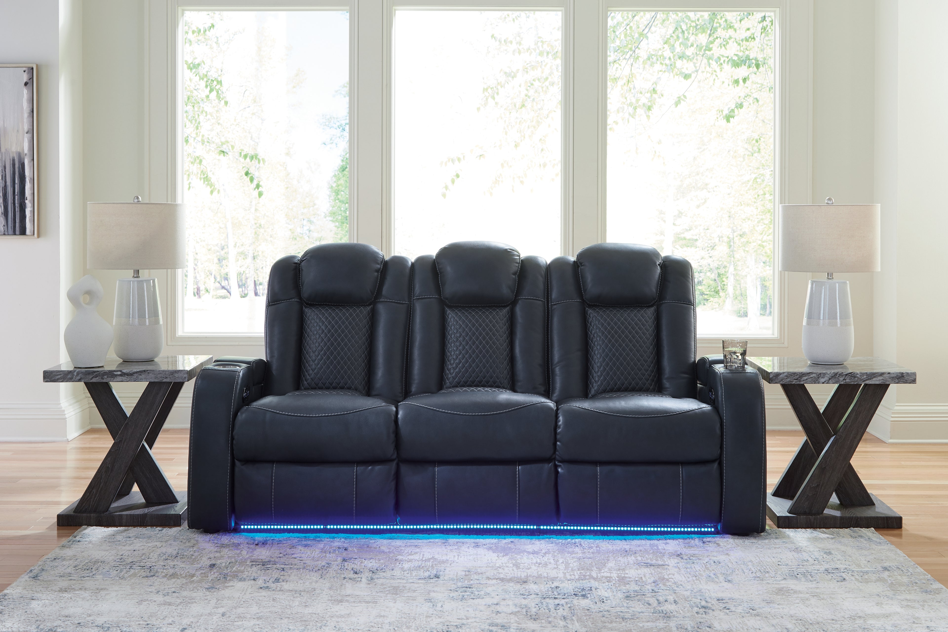 Fyne-Dyme Power Reclining Sofa and Power Recliner - 36603U3