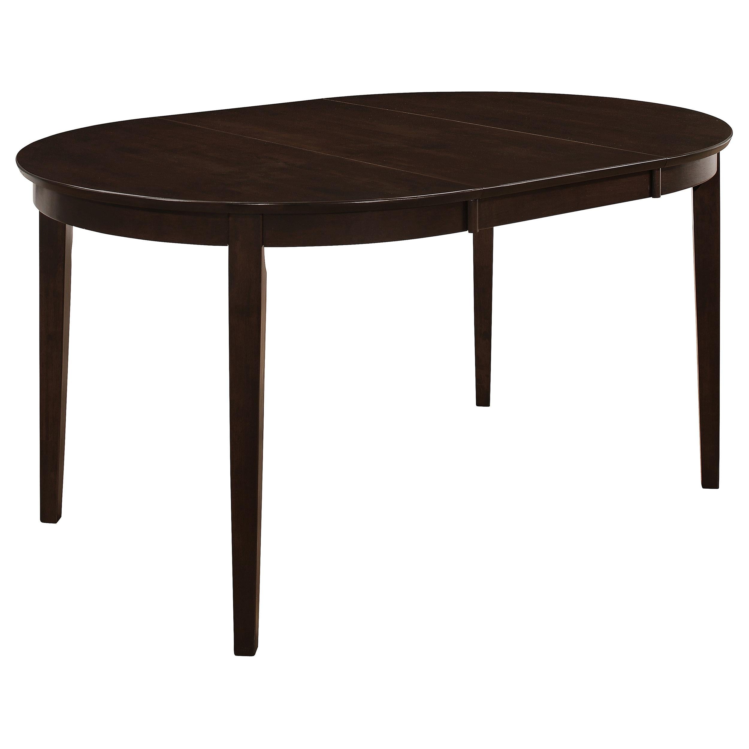 Gabriel 5-piece Extension Leaf Dining Table Set Cappuccino - 100770-S5A