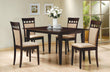 Gabriel 5-piece Rectangular 59-inch Dining Set Cappuccino - 100771-S5A