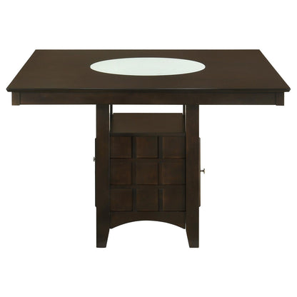 Gabriel Cappuccino 5-Piece Square Counter Height Dining Set from Coaster - Luna Furniture