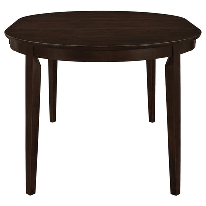 Gabriel 7-piece Extension Leaf Dining Table Set Cappuccino - 100770-S7