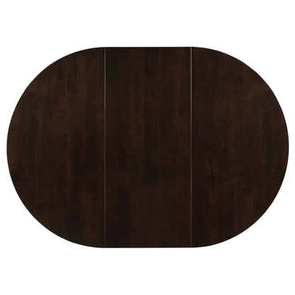 Gabriel 7-piece Extension Leaf Dining Table Set Cappuccino - 100770-S7