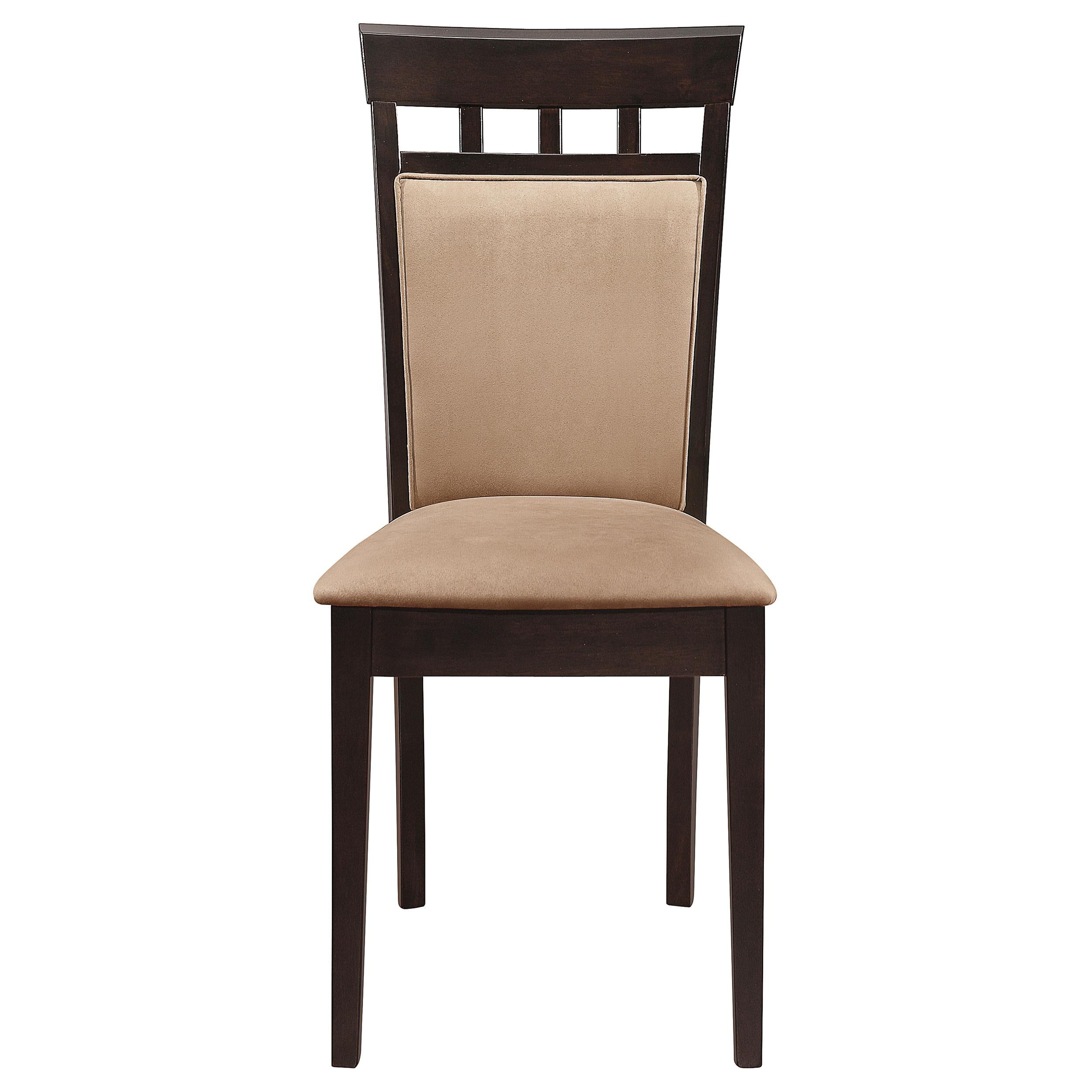 Gabriel 7-piece Extension Leaf Dining Table Set Cappuccino - 100770-S7A