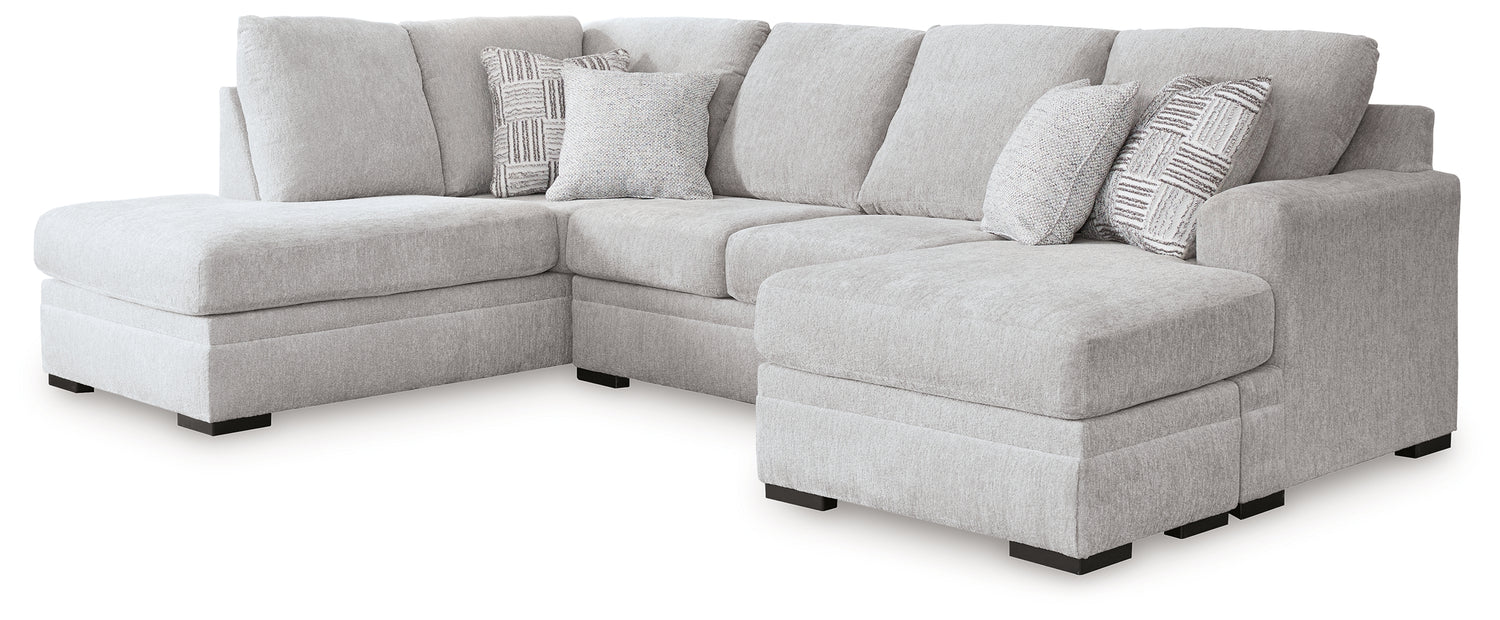 Gabyleigh Nickel 2-Piece Sectional with Chaise - 20904S2