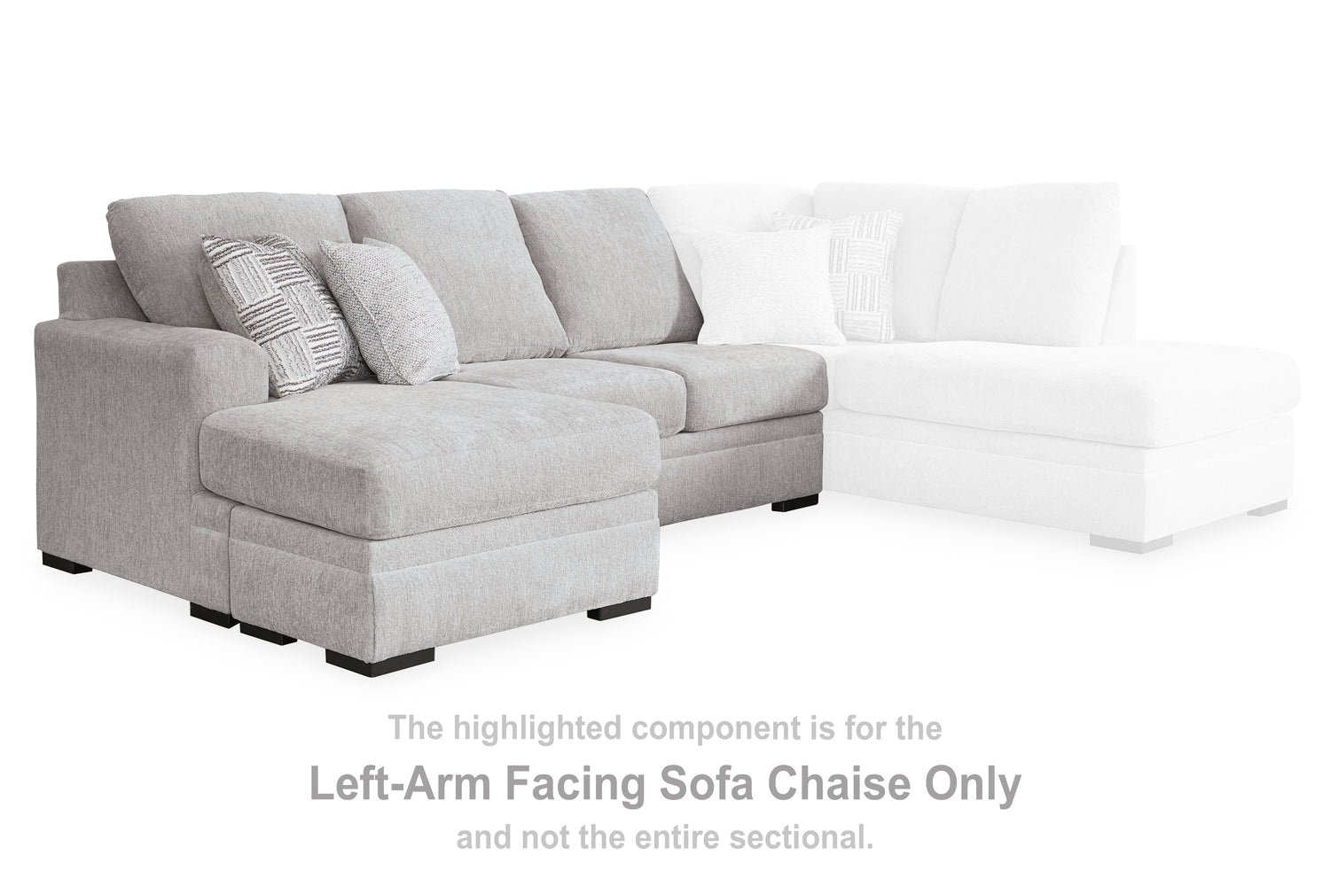 Gabyleigh Nickel Left-Arm Facing Sofa Chaise - 2090402