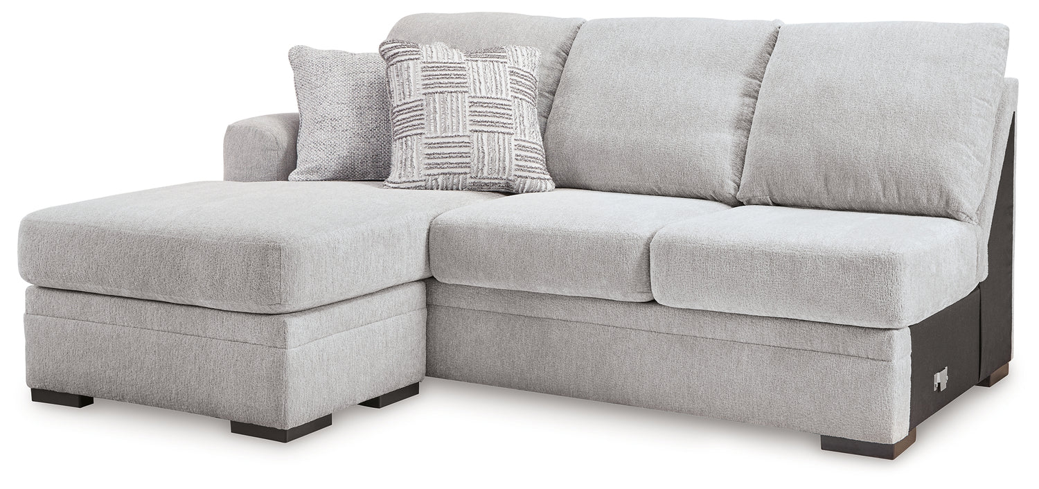 Gabyleigh Nickel Left-Arm Facing Sofa Chaise - 2090402