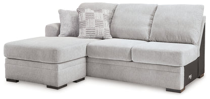 Gabyleigh Nickel Left-Arm Facing Sofa Chaise - 2090402