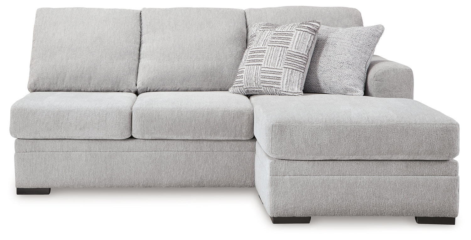 Gabyleigh Nickel Right-Arm Facing Sofa Chaise - 2090403