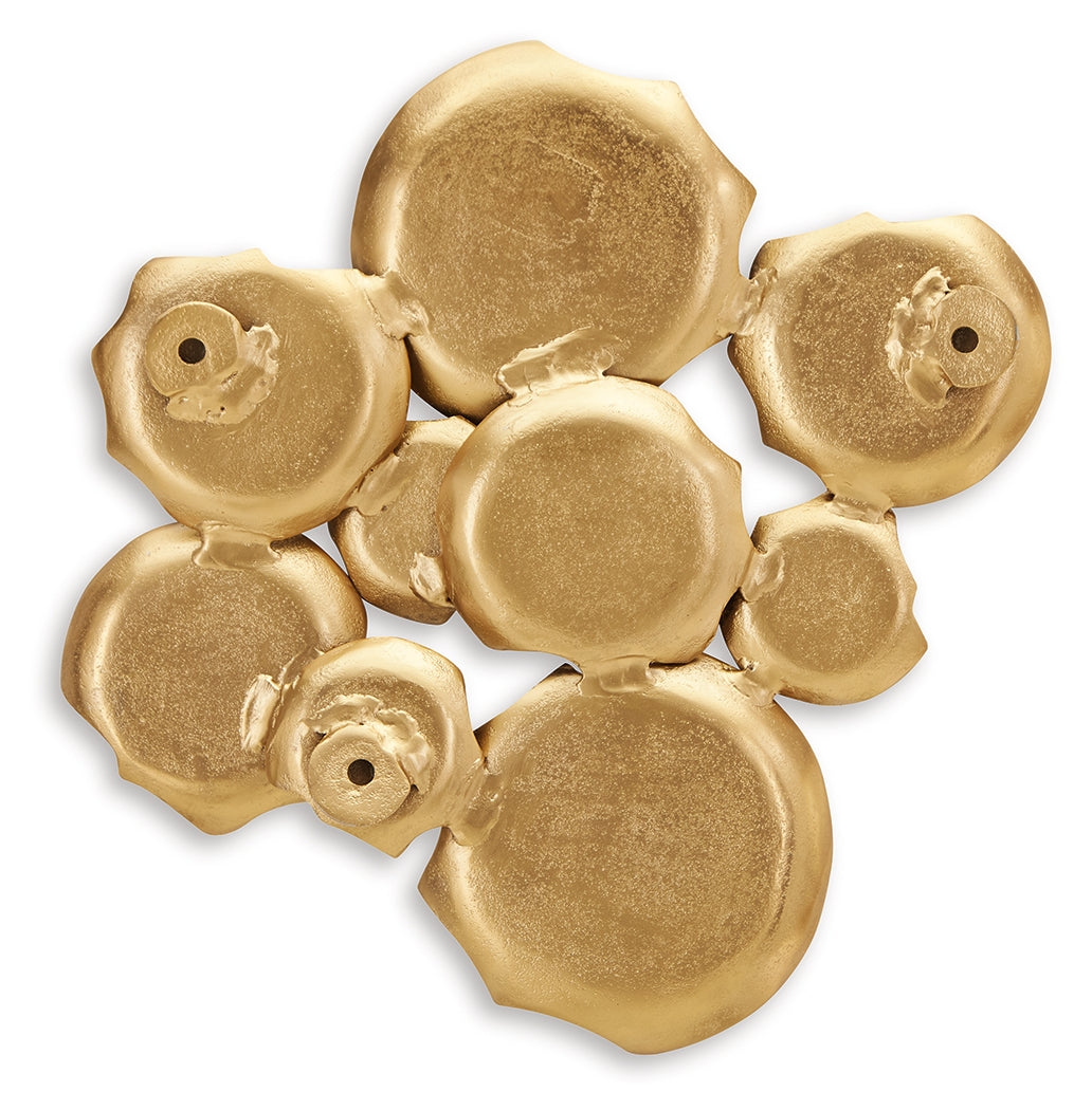 Gageton Antique Gold Finish Wall Decor - A8010335