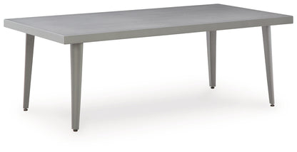 Gali Gray/Blue Outdoor Sofa/Chairs/Table Set (Set of 4) - P275-081