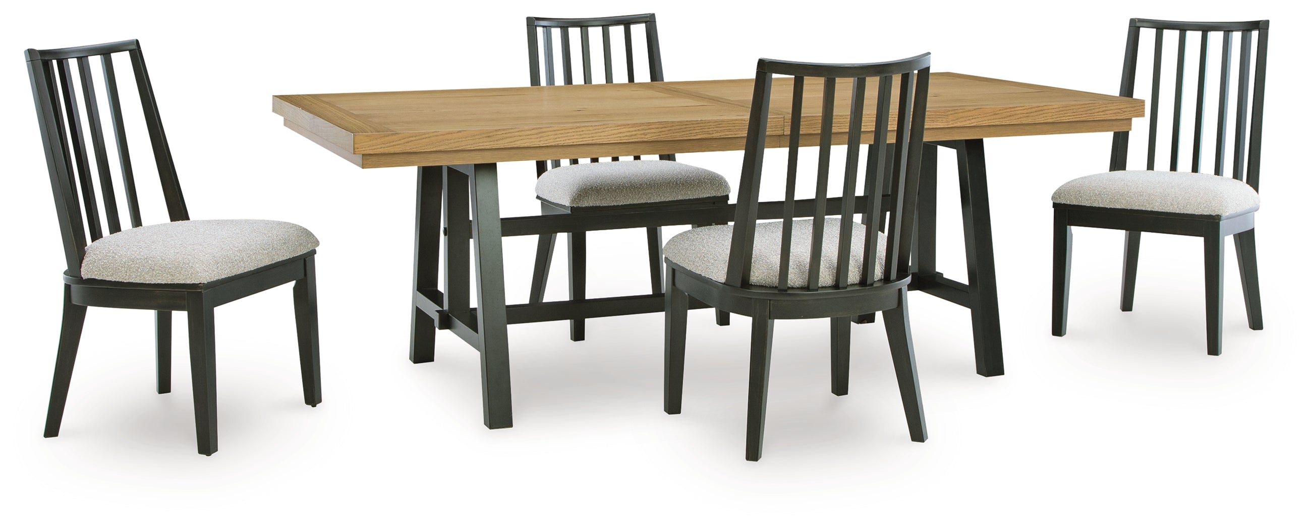 Galliden Extension Dining Table and 4 Chairs - D841D10