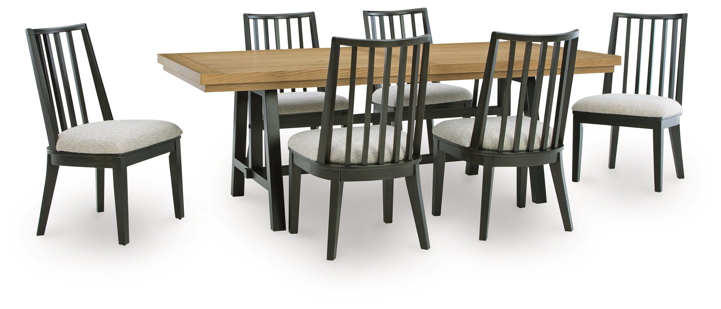 Galliden Extension Dining Table and 6 Chairs - D841D11