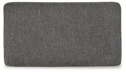 Gardiner Chair and Ottoman in Pewter - PKG015828