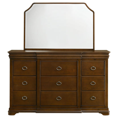 Garland 11-drawer Bedroom Dresser with Mirror Brown Cherry - 205303M