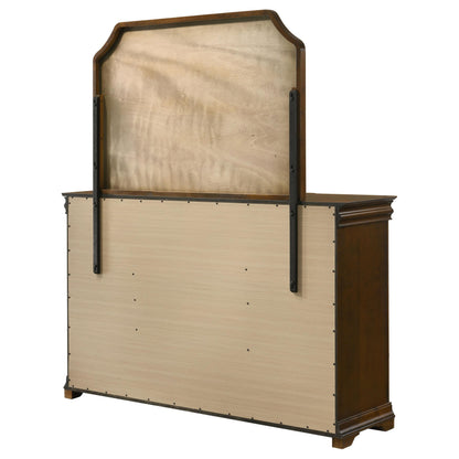 Garland 11-drawer Bedroom Dresser with Mirror Brown Cherry - 205303M