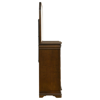 Garland 11-drawer Bedroom Dresser with Mirror Brown Cherry - 205303M