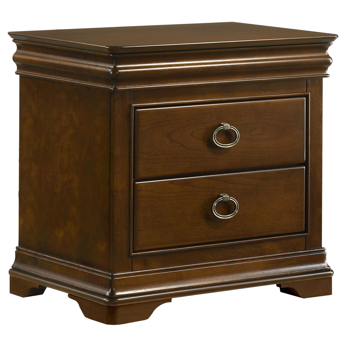 Garland 3-drawer Nightstand Bedside Table Brown Cherry - 205302
