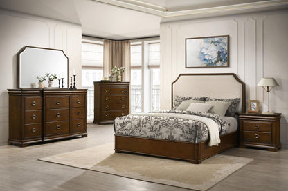 Garland 3-drawer Nightstand Bedside Table Brown Cherry - 205302