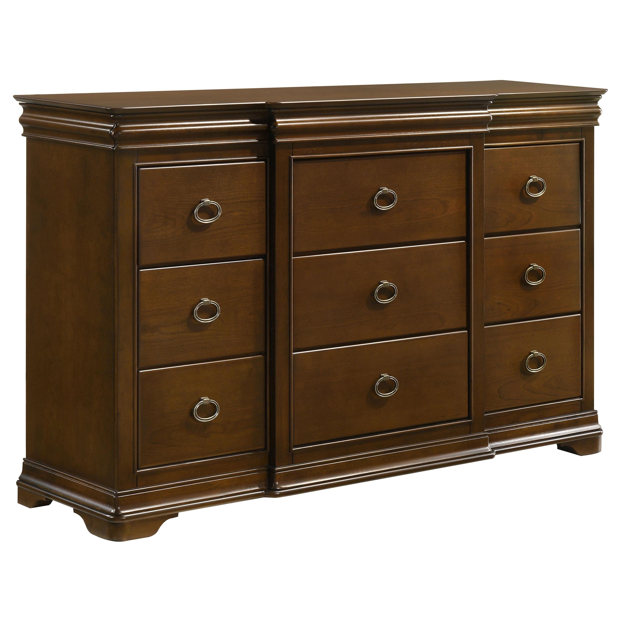 Garland 4-piece Queen Bedroom Set Brown Cherry - 205301Q-S4