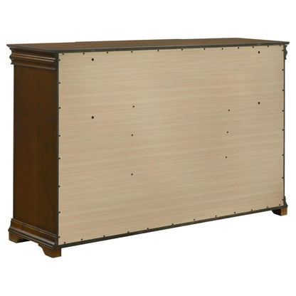 Garland 4-piece Queen Bedroom Set Brown Cherry - 205301Q-S4
