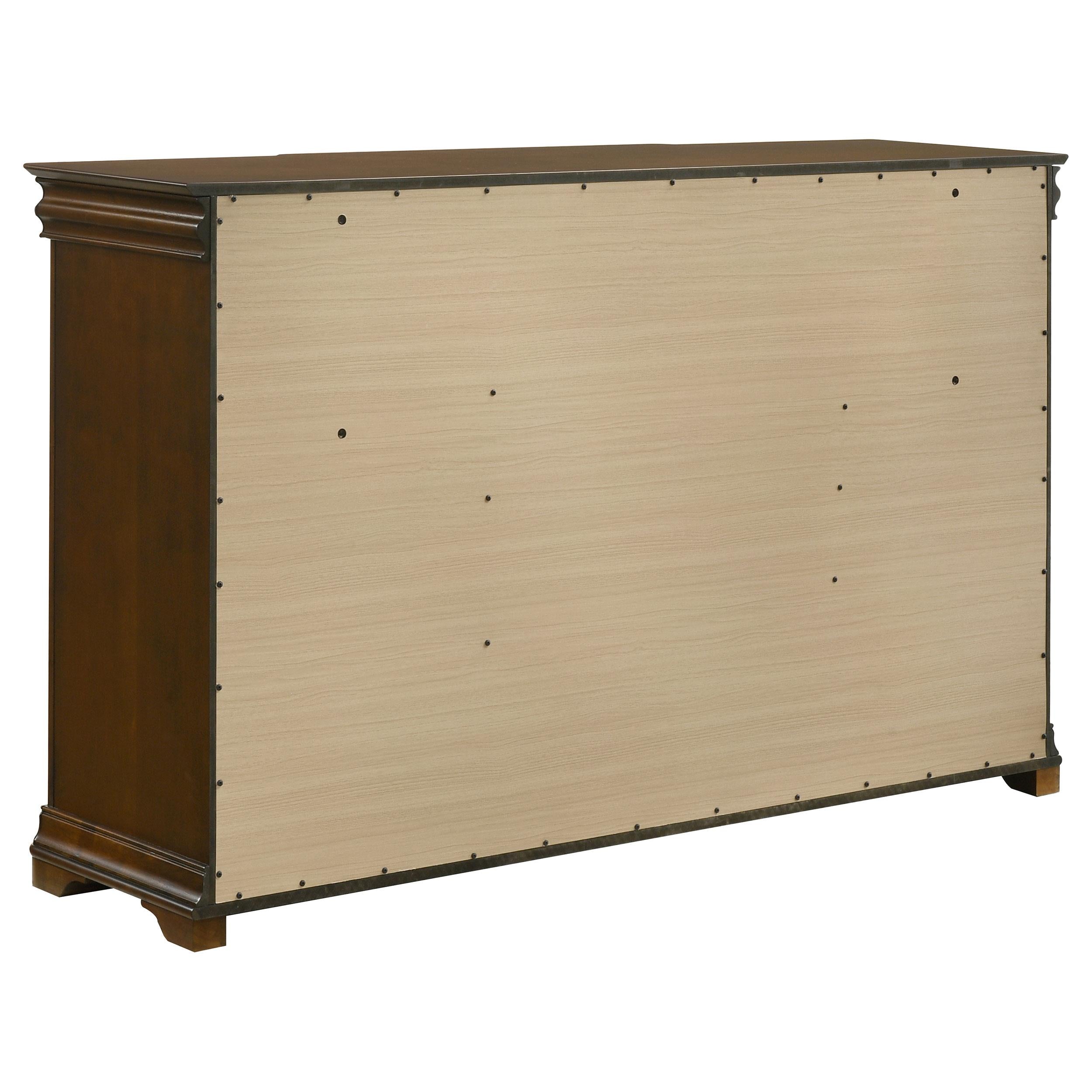 Garland 5-piece Eastern King Bedroom Set Brown Cherry - 205301KE-S5