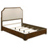 Garland 58-inch Eastern King Panel Bed Cream Brown Cherry - 205301KE