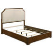 Garland 58-inch Eastern King Panel Bed Cream Brown Cherry - 205301KE