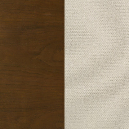 Garland 58-inch Queen Panel Bed Cream and Brown Cherry - 205301Q