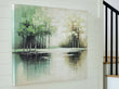 Garlenridge Green/Tan/White Wall Art - A8000470