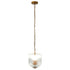 Garnet Pendant Lamp - Coarse Gold + Clear Glass - PNL04102701