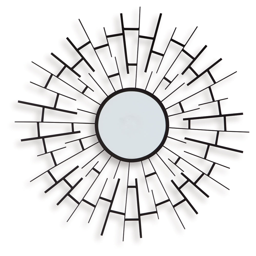 Garrenworth Black Accent Mirror - A8010391