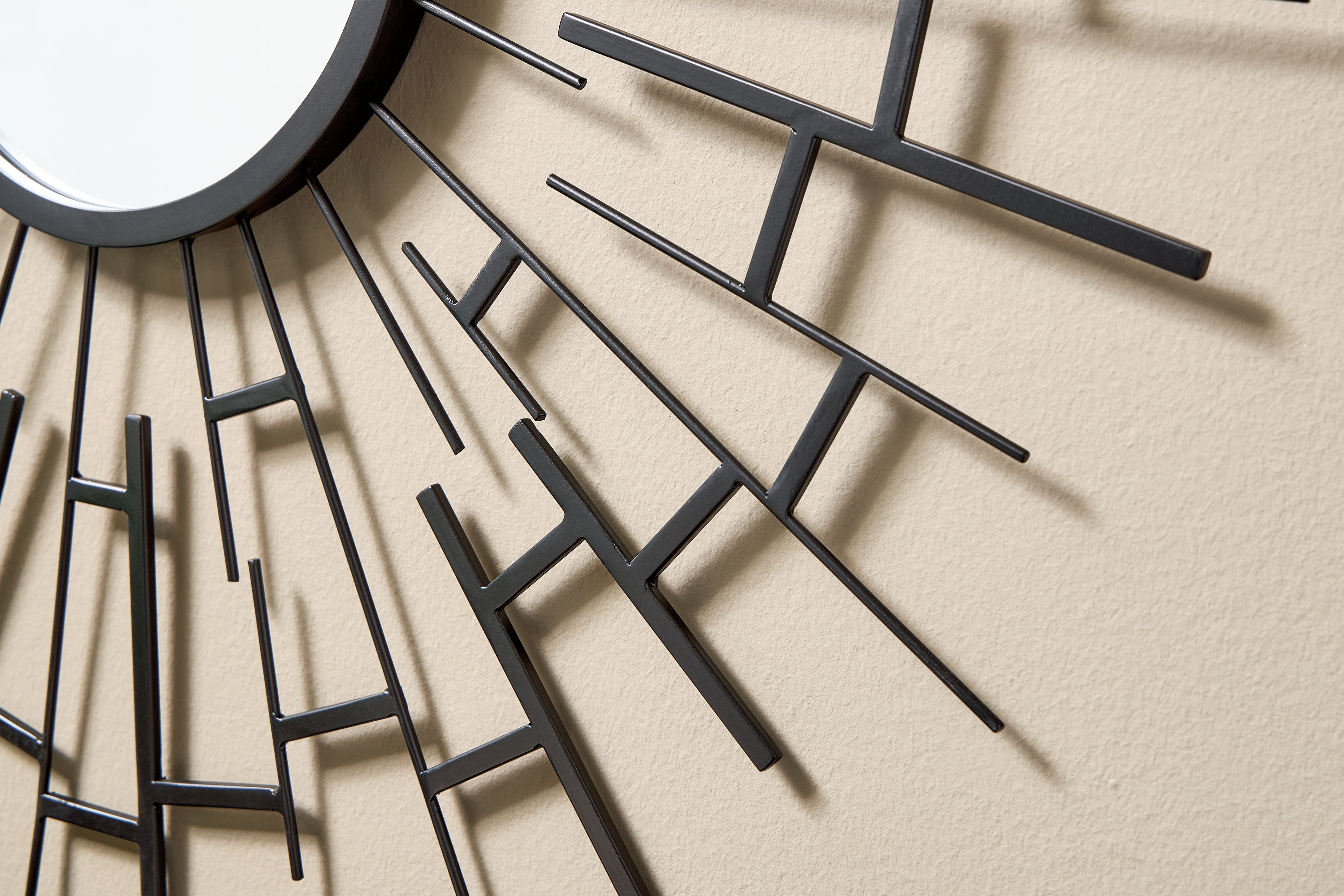 Garrenworth Black Accent Mirror - A8010391