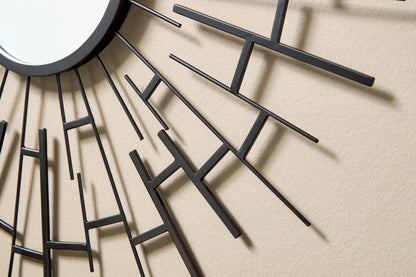 Garrenworth Black Accent Mirror - A8010391