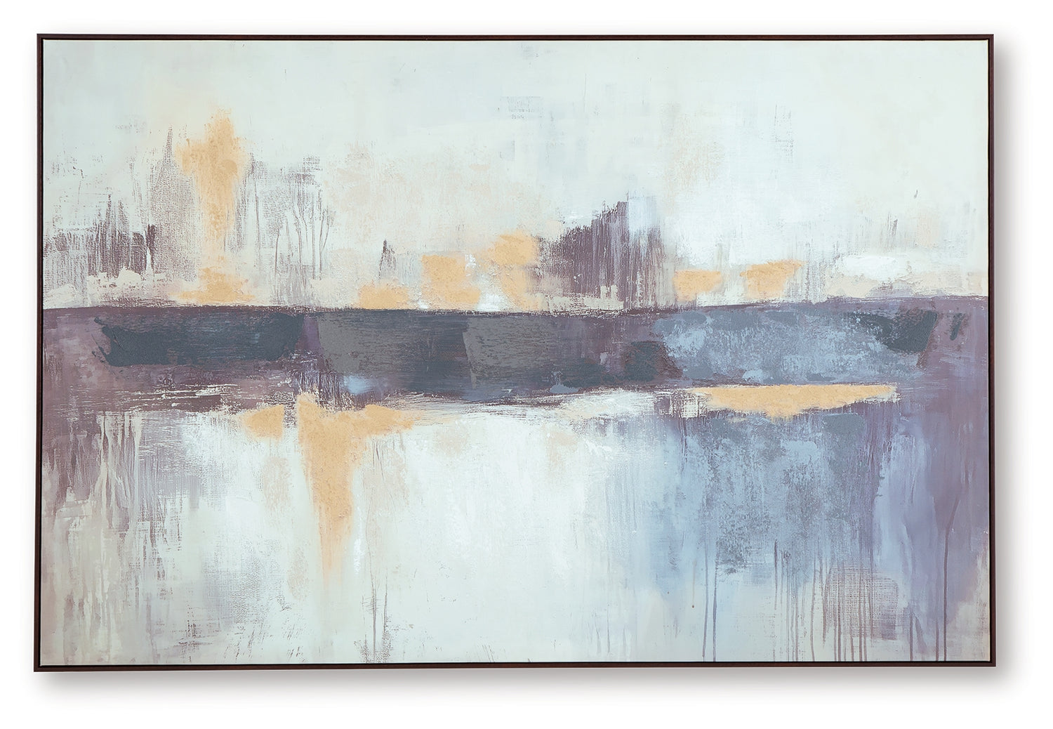 Gatesford Blue/White/Tan Wall Art - A8000479