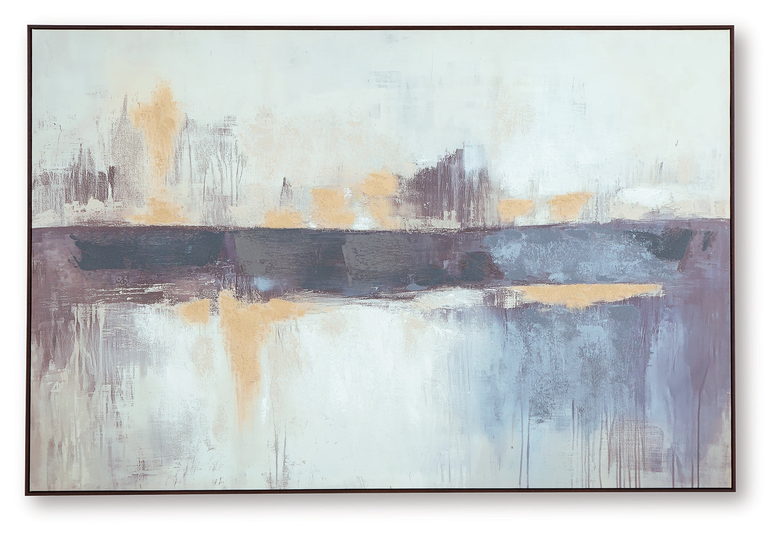 Gatesford Blue/White/Tan Wall Art - A8000479