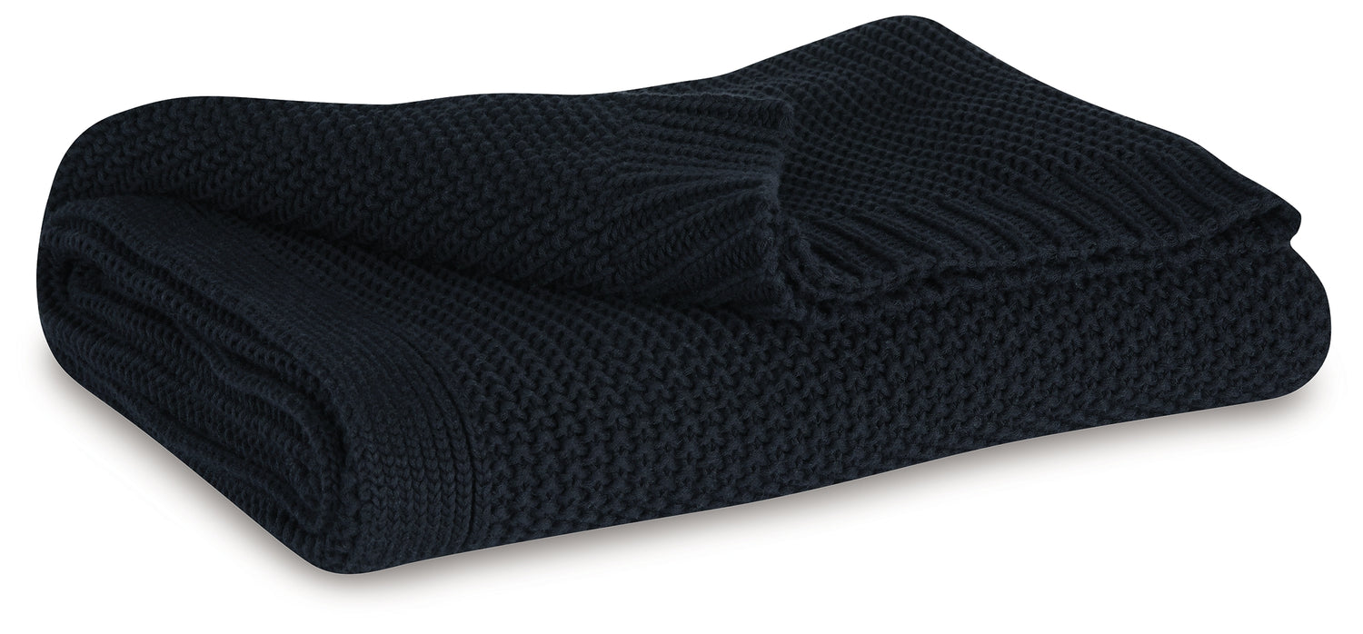 Gayelery Black Throw - A1001086T
