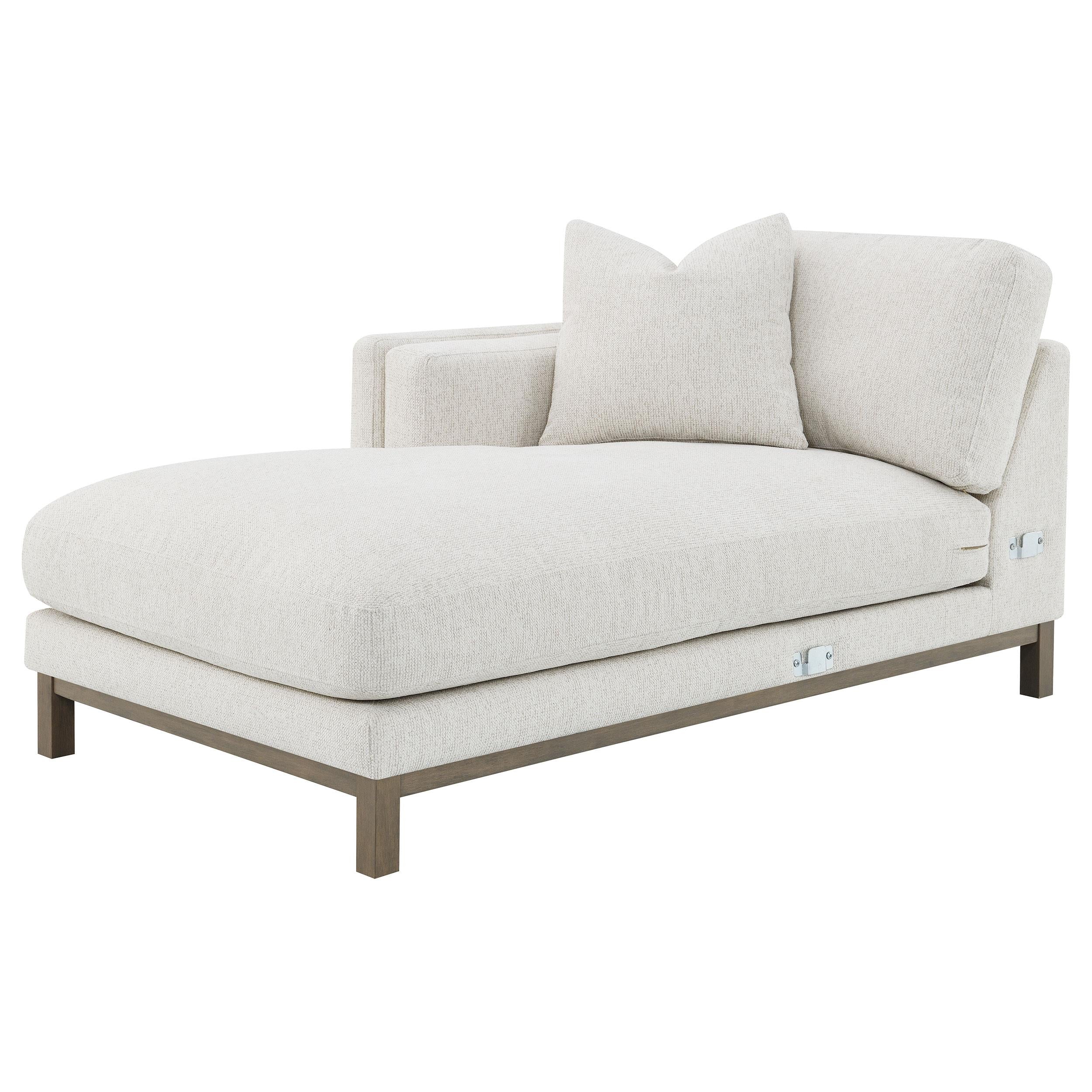 Geneva Boucle Upholstered Sectional Chaise Sofa Sand - 551777