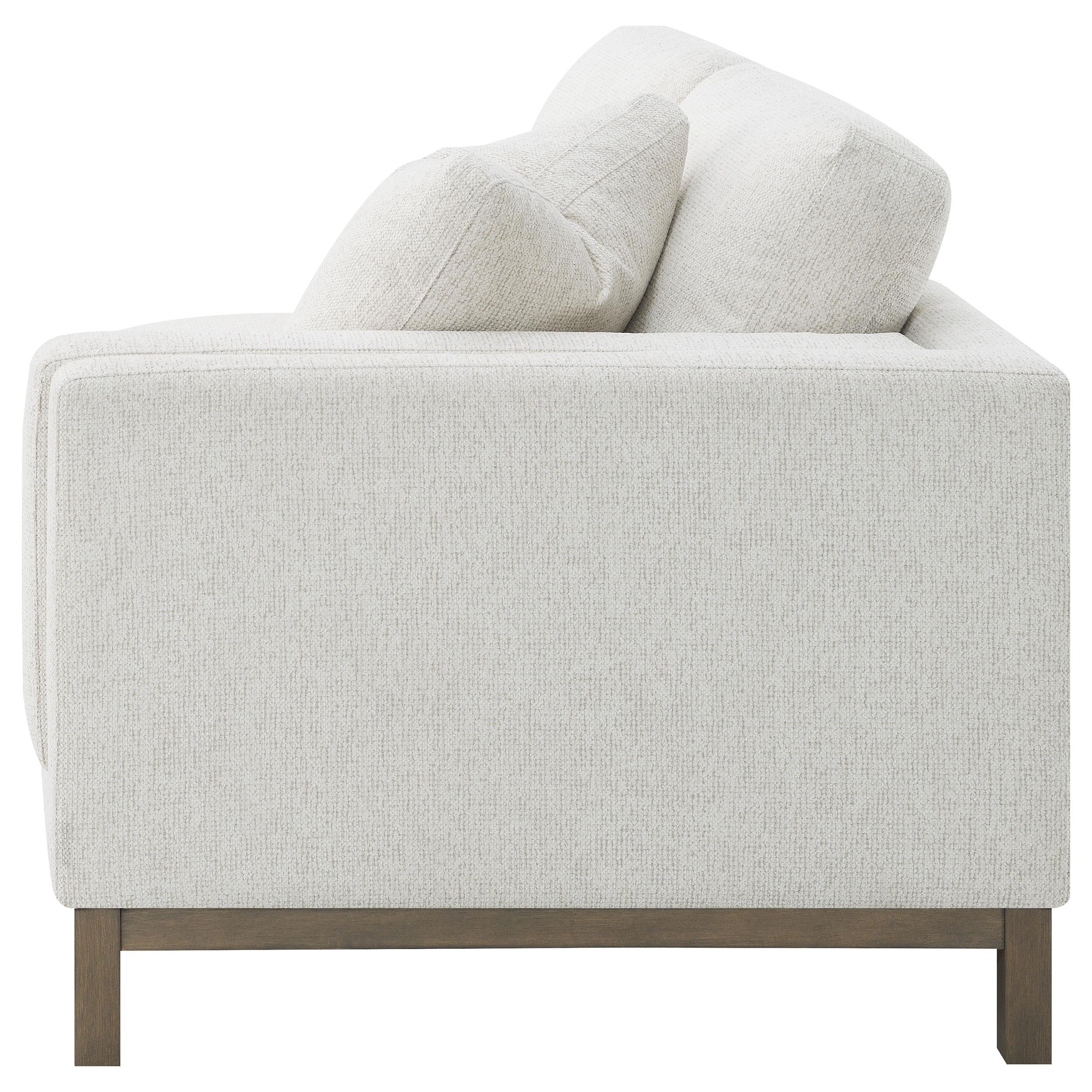 Geneva Boucle Upholstered Sectional Chaise Sofa Sand - 551777