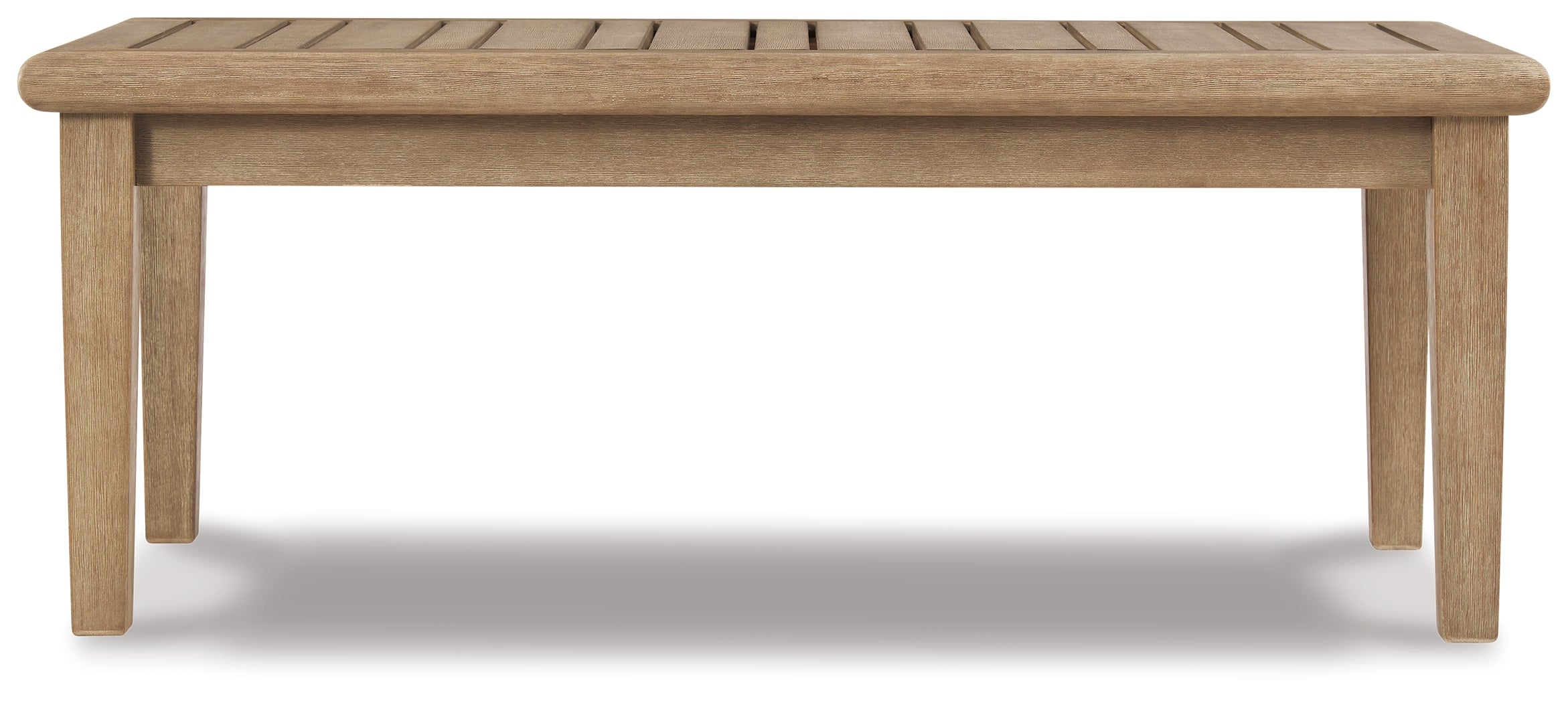 Gerianne Outdoor Coffee Table with 2 End Tables in Grayish Brown - PKG008818