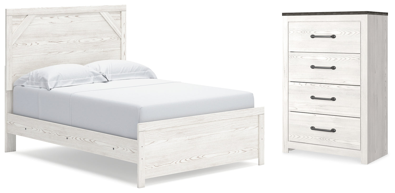 Gerridan Full Panel Bed and Chest - B1190B36