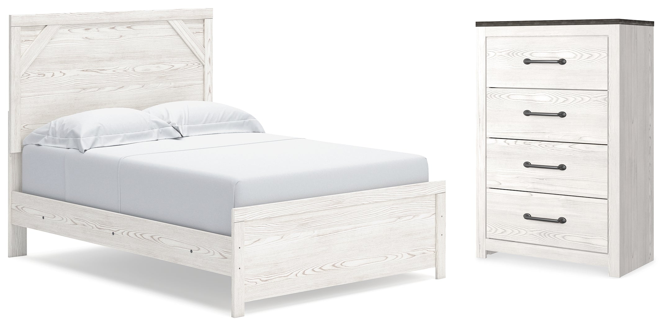 Gerridan Full Panel Bed and Chest - B1190B36